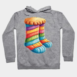 Gingerbread Socks Hoodie